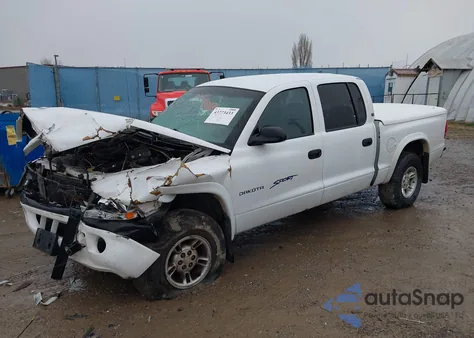 2000 Dodge Dakota Slt/Sport z USA, uszkodzony, nr VIN 1B7GG2AN7YS708813